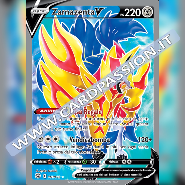 163/172 Zamazenta V (Full Art) | Astri Lucenti - Card Passion