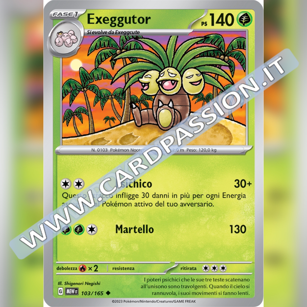 103/165 Exeggutor | Scarlatto e Violetto 151