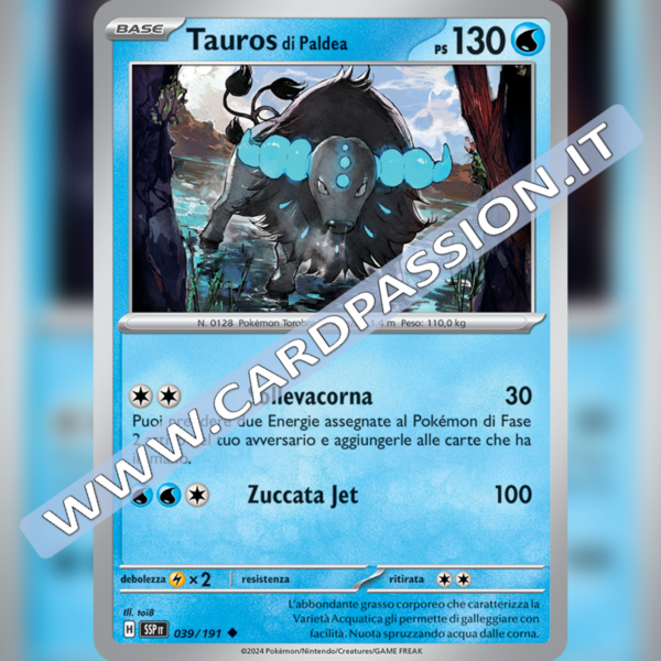 039/191 Tauros di Paldea | Scintille Folgoranti