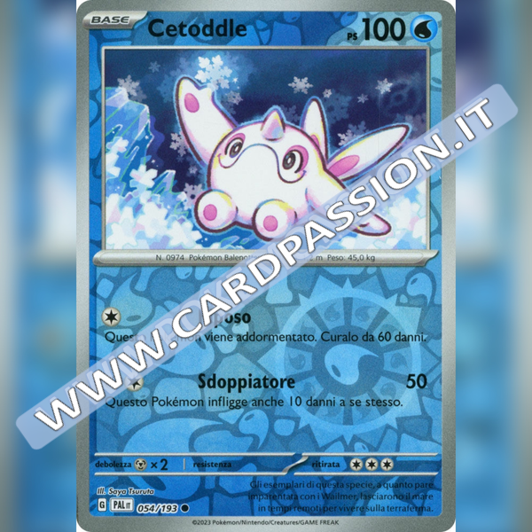 054/193 Cedottle Reverse | Evoluzioni a Paldea