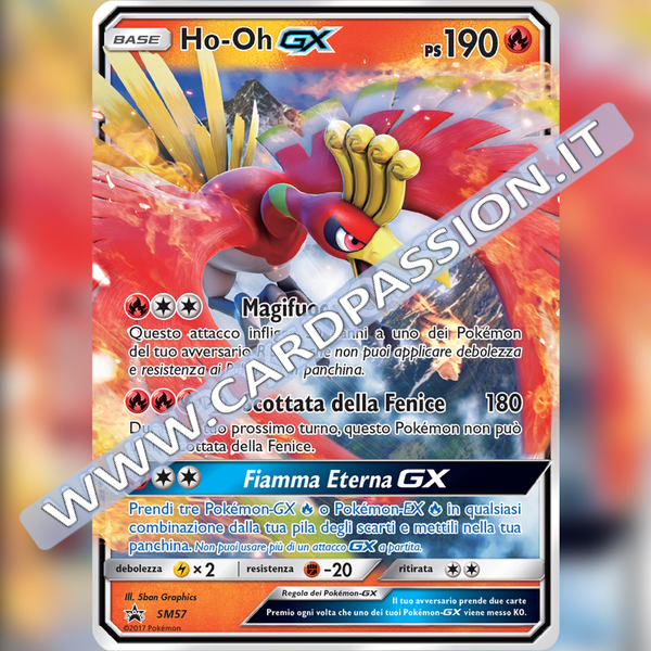 SM57 Ho-Oh GX | Black Star Promo - Card Passion