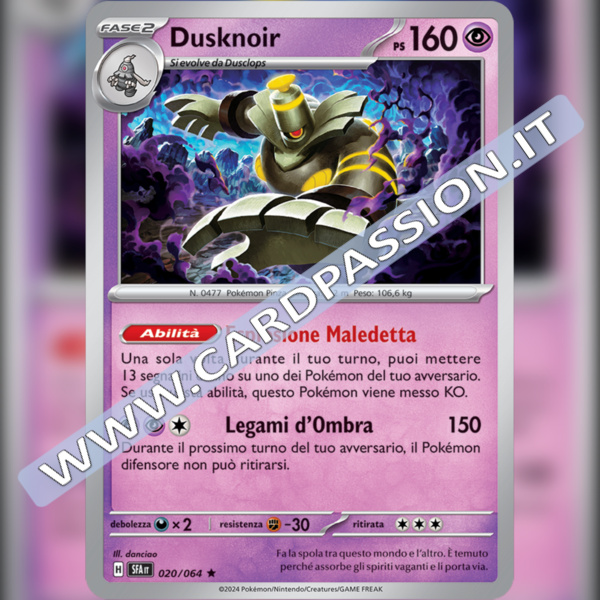 020/064 Dusknoir Holo | Segreto Fiabesco