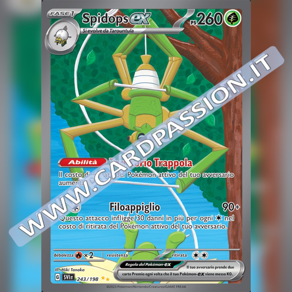 243/198 Spidops ex (Alternative Art) | Scarlatto e Violetto