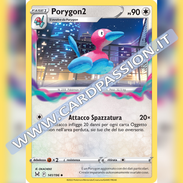 141/196 Porygon2 | Origine Perduta - Card Passion