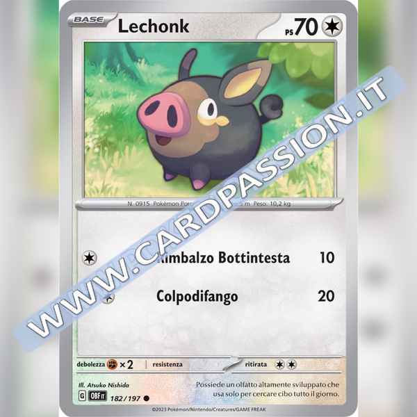 182/197 Lechonk | Ossidiana Infuocata