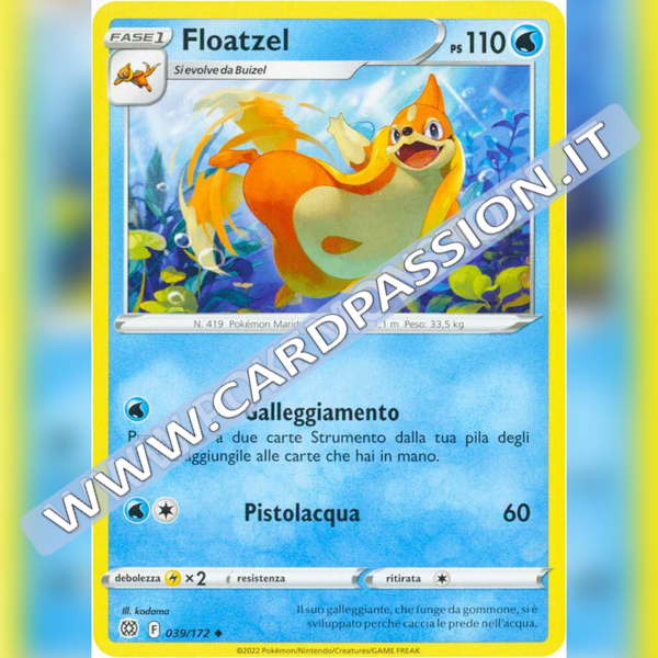 039/172 Floatzel | Astri Lucenti - Card Passion
