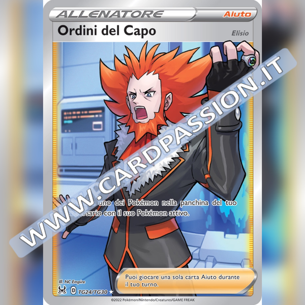 TG24/TG30 Ordini del Capo (Full Art) | Origine Perduta - Card Passion