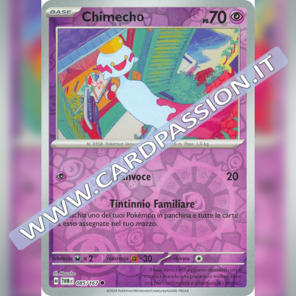 085/167 Chimecho Reverse | Crepuscolo Mascherato
