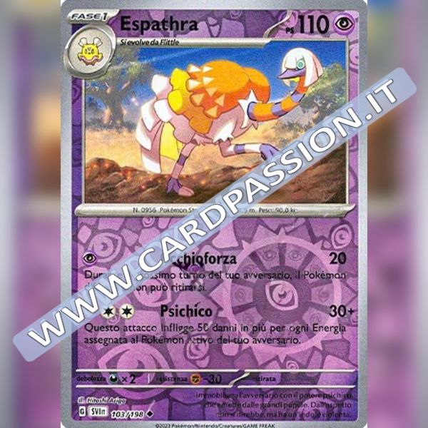 103/198 Espathra Reverse | Scarlatto e Violetto