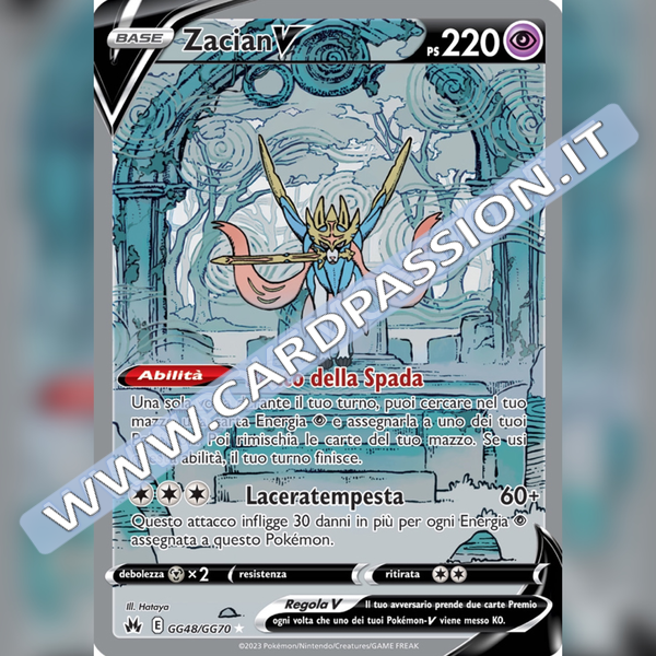 GG48/GG70 Zacian V Galleria di Galar | Zenit Regale