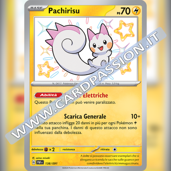 138/091 Pachirisu Shiny | Destino di Paldea