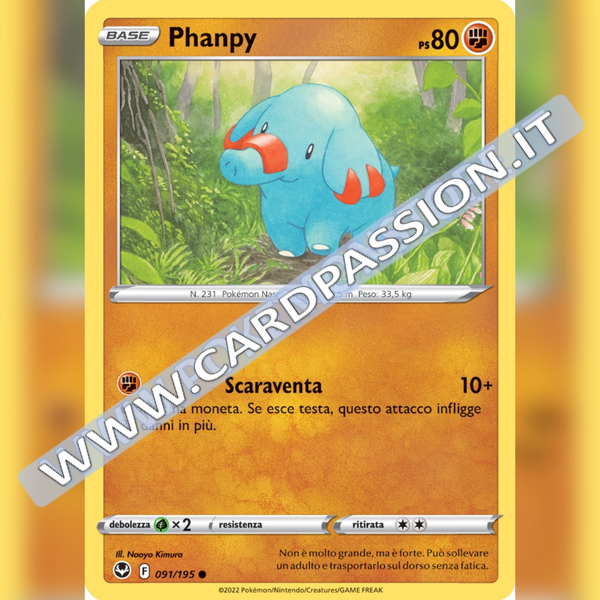 091/195 Phanpy | Tempesta Argentata