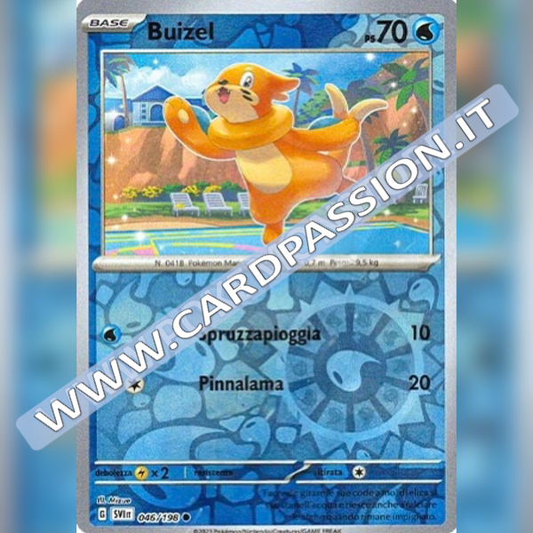 046/198 Buizel Reverse | Scarlatto e Violetto