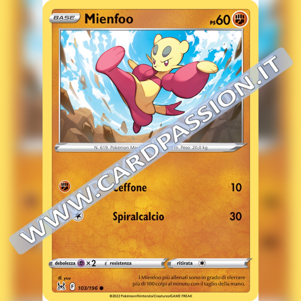 103/196 Mienfoo | Origine Perduta - Card Passion