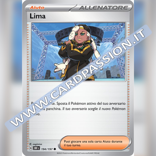 194/197 Lima | Ossidiana Infuocata