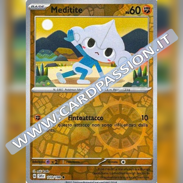 110/198 Meditite Reverse | Scarlatto e Violetto
