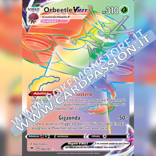 186/185 Orbeetle VMax Hyper | Voltaggio Sfolgorante - Card Passion
