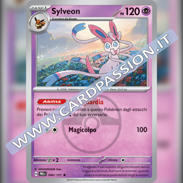 040/131 Sylveon Master Ball Reverse | Evoluzioni Prismatiche