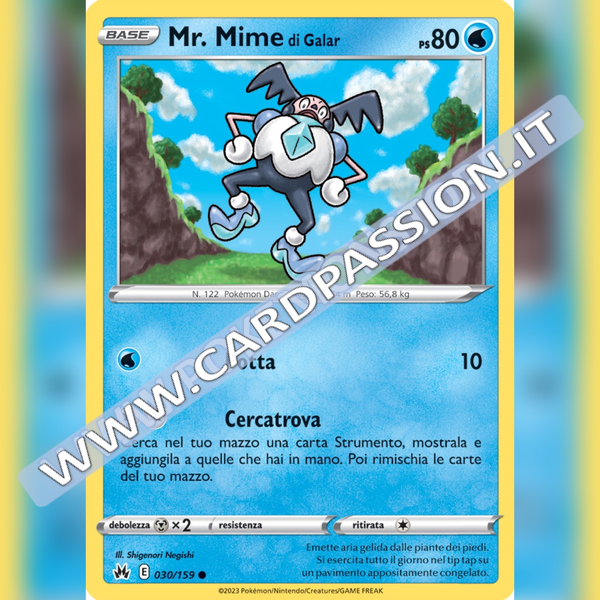 030/159 Mr. Mime di Galar | Zenit Regale