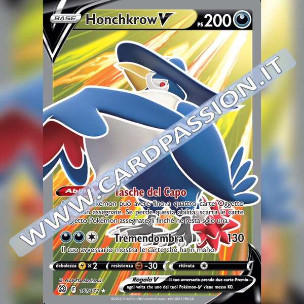 161/172 Honchkrow V (Full Art) | Astri Lucenti - Card Passion