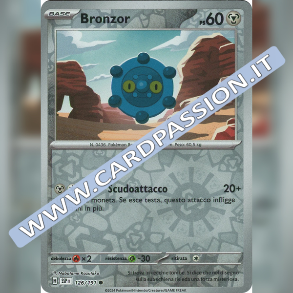 126/191 Bronzor Reverse | Scintille Folgoranti