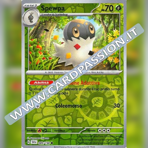 009/198 Spewpa Reverse | Scarlatto e Violetto