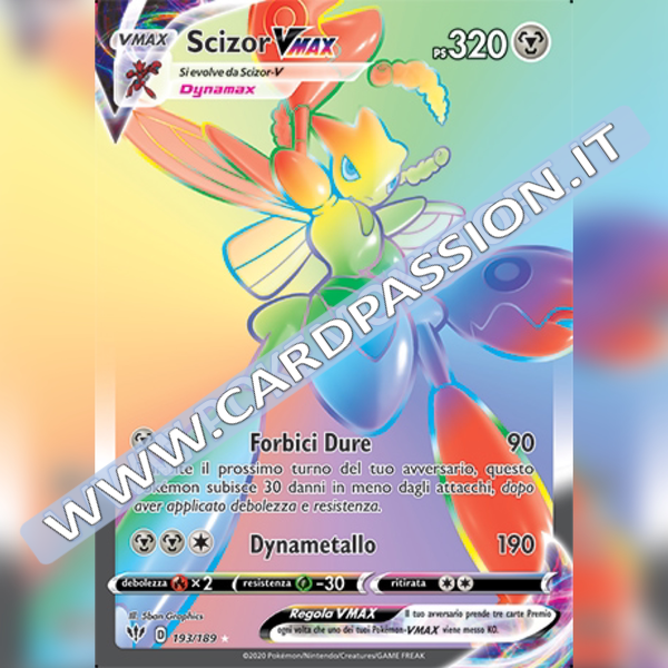 193/189 Scizor VMax Hyper | Fiamme Oscure - Card Passion
