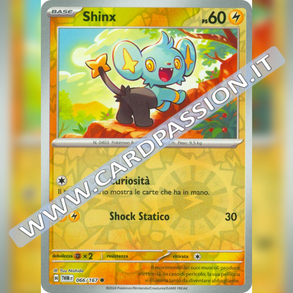 066/167 Shinx Reverse | Crepuscolo Mascherato