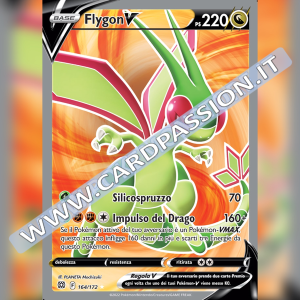 164/172 Flygon V (Full Art) | Astri Lucenti - Card Passion