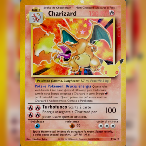_ 4/102 Charizard | 30esimo Anniversario
