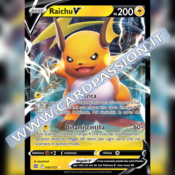 045/172 Raichu V | Astri Lucenti - Card Passion
