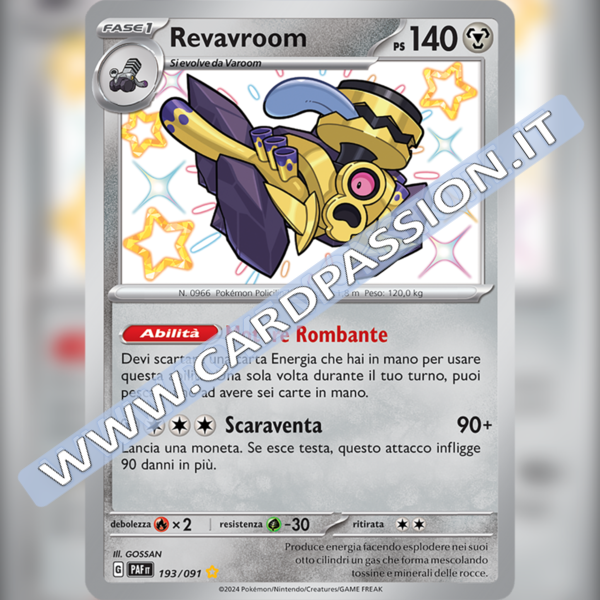 193/091 Revavroom Shiny | Destino di Paldea
