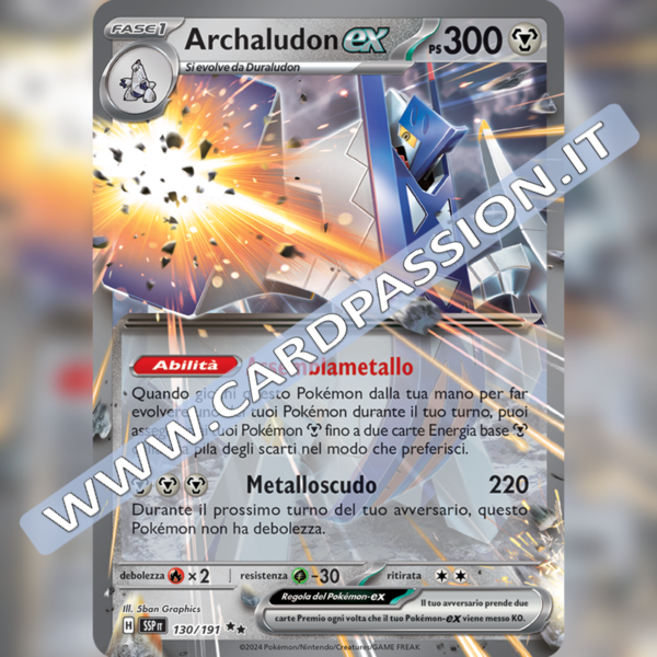 130/191 Archaludon ex | Scintille Folgoranti