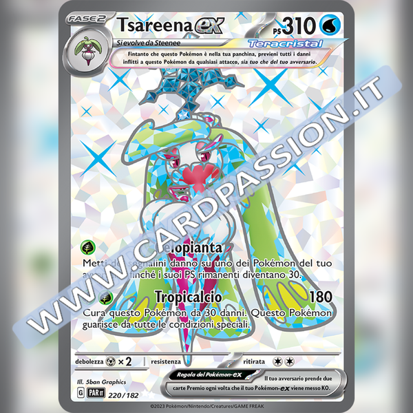 220/182 Tsaarena ex Teracristal (Full Art) | Paradosso Temporale