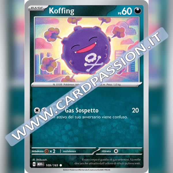 109/165 Koffing | Scarlatto e Violetto 151