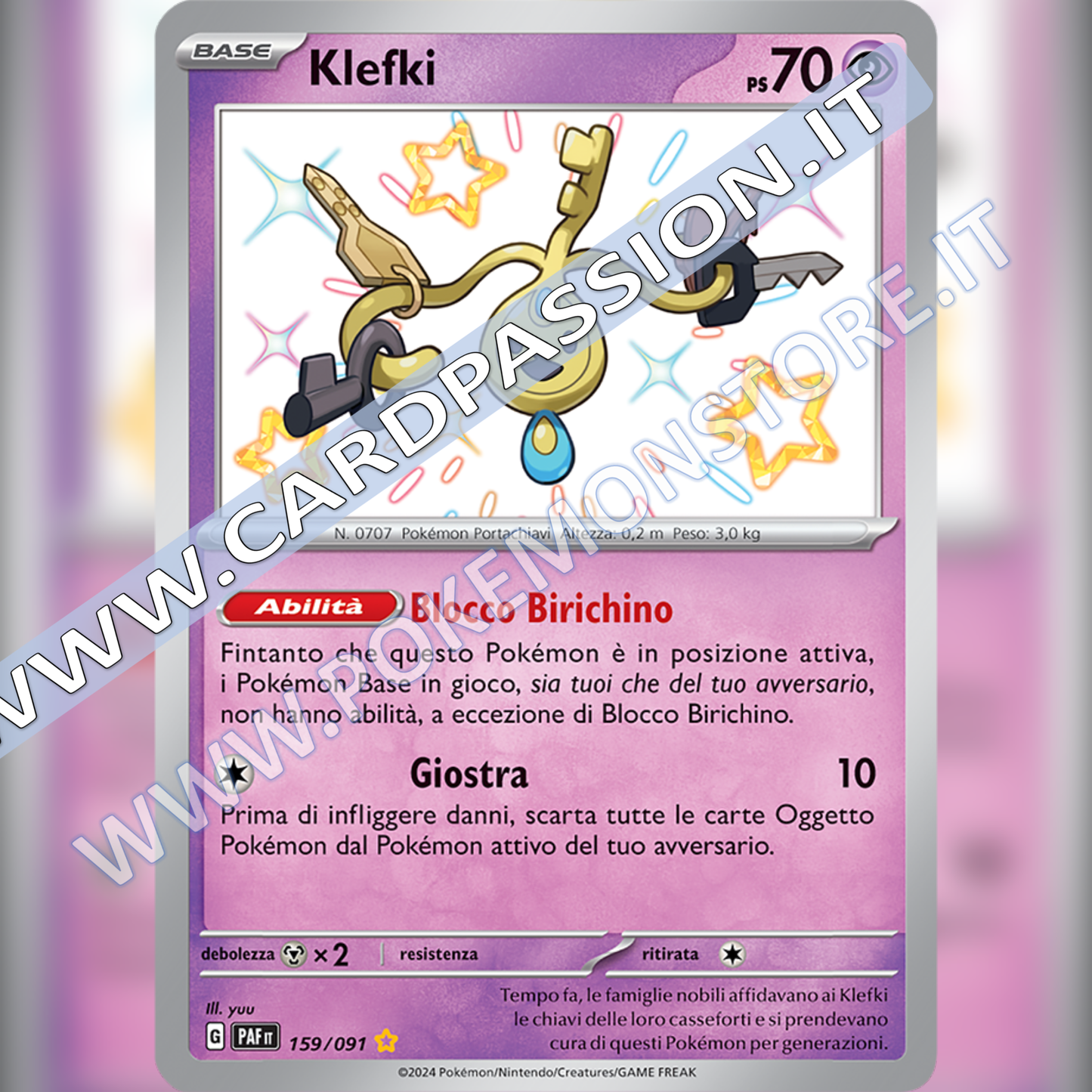 159/091 Klefki Shiny | Destino di Paldea