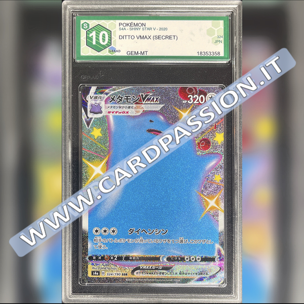 324/190 Ditto VMax Shiny | Shiny V Star - Graad 10