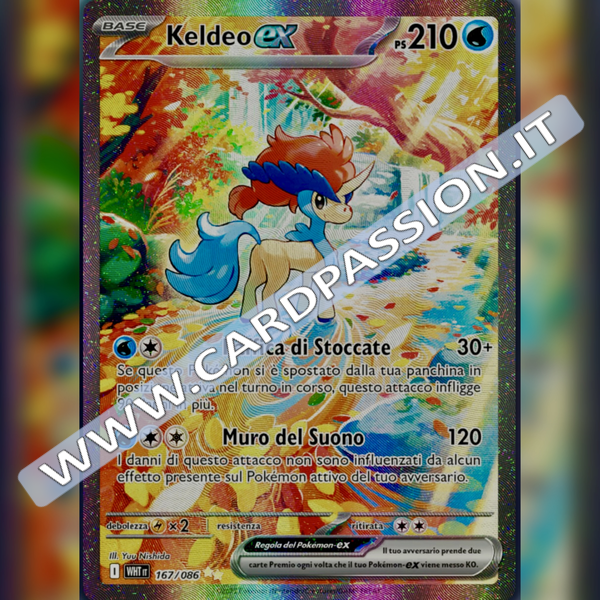 167/086 Keldeo ex Alternative Art | Fuoco Bianco