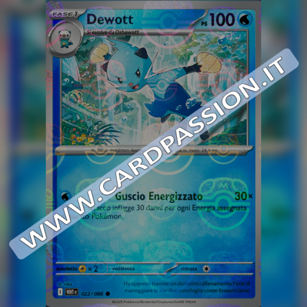 022/086 Dewott Master Ball Reverse | Fuoco Bianco