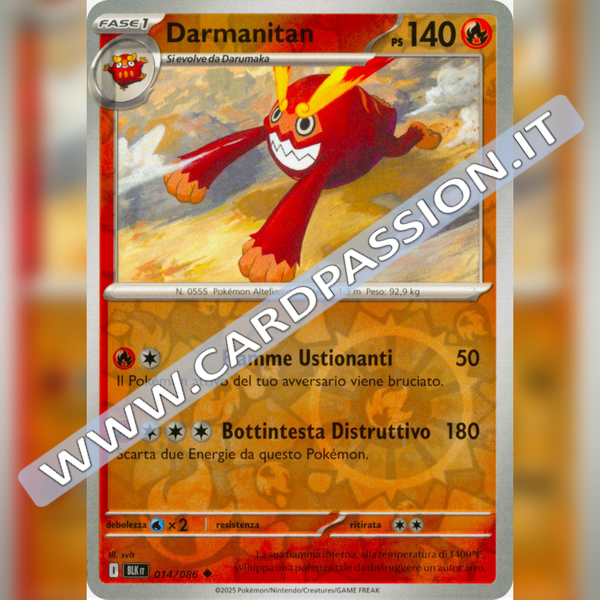 014/086 Darmanitan Reverse | Luce Nera