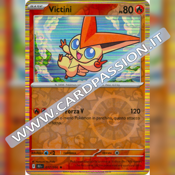 012/086 Victini Reverse | Luce Nera