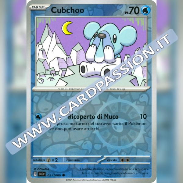 025/086 Cubchoo Reverse | Luce Nera