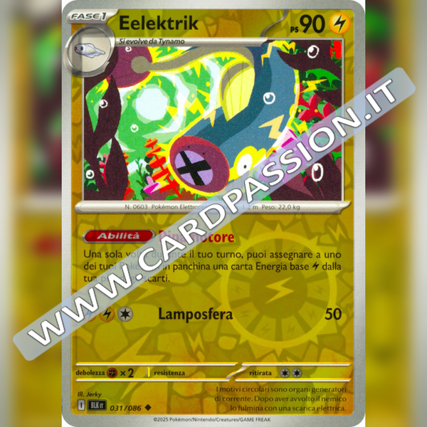 031/086 Eelektrik Reverse | Luce Nera