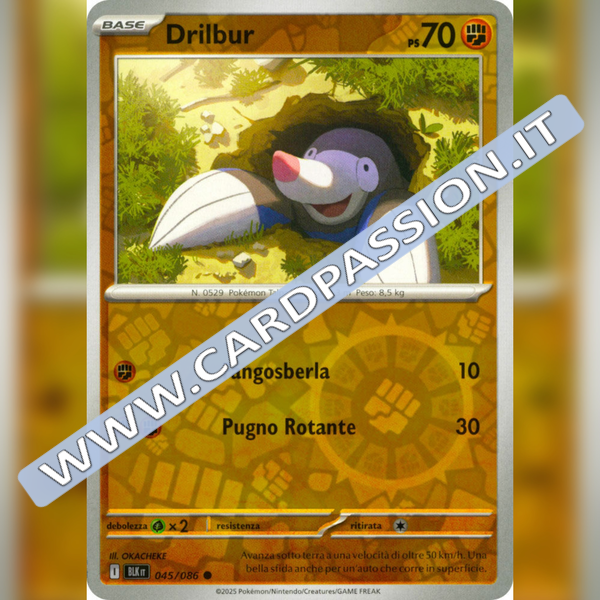 045/086 Drilbur Reverse | Luce Nera