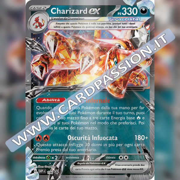 SVP196 Charizard EX Teracristal | Black Star Promo