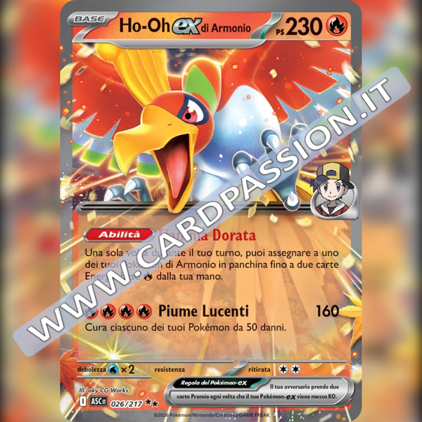 026/217 Ho-Oh ex di Armonio | Ascesa Eroica