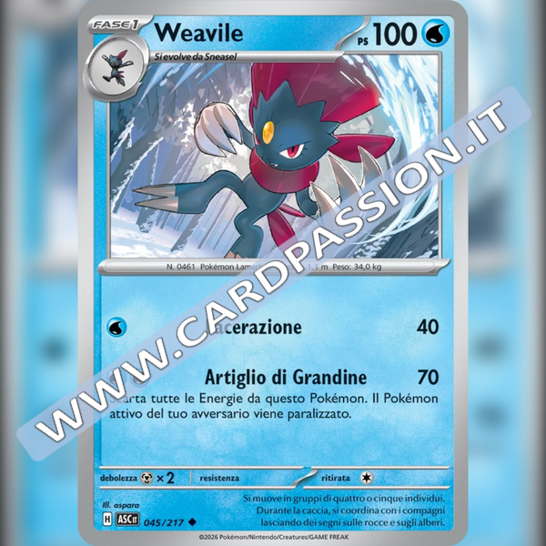 045/217 Weavile | Ascesa Eroica