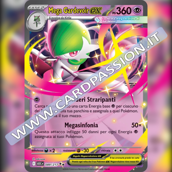089/217 Mega Gardevoir ex | Ascesa Eroica