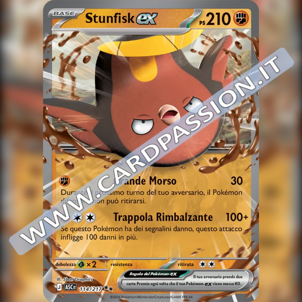 114/217 Stunfisk ex | Ascesa Eroica