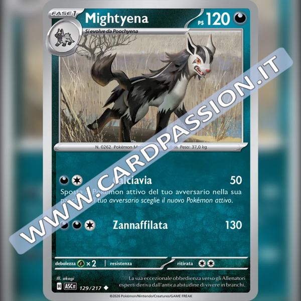 129/217 Mightyena | Ascesa Eroica
